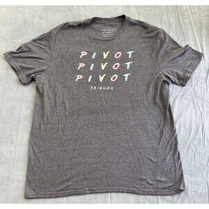 Friends Pivot Pivot Pivot Gray TShirt Chandler Ross Rachel Men's 2XL